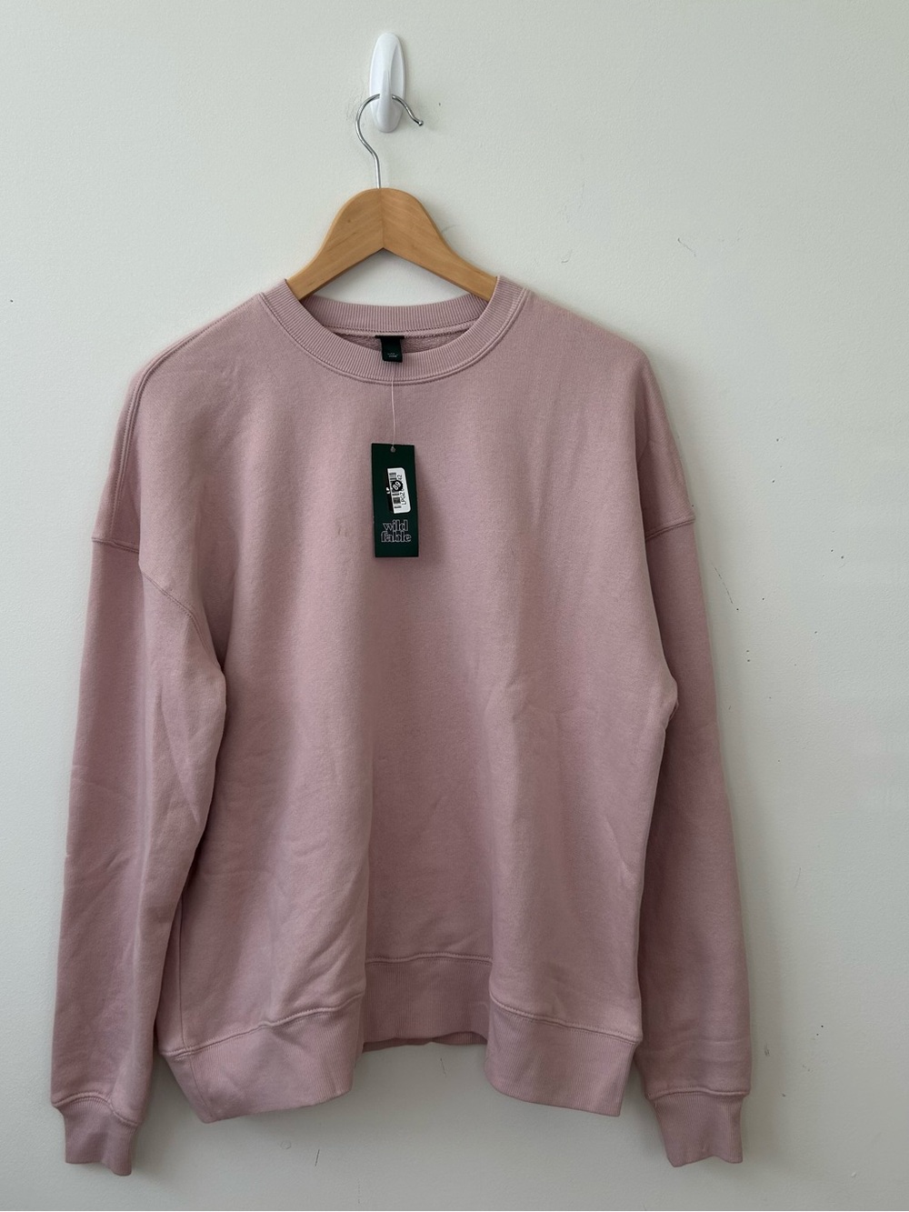 Wild Fable Sweatshirt XS Pale Pink Crewneck Pullover - Picture 1 of 11